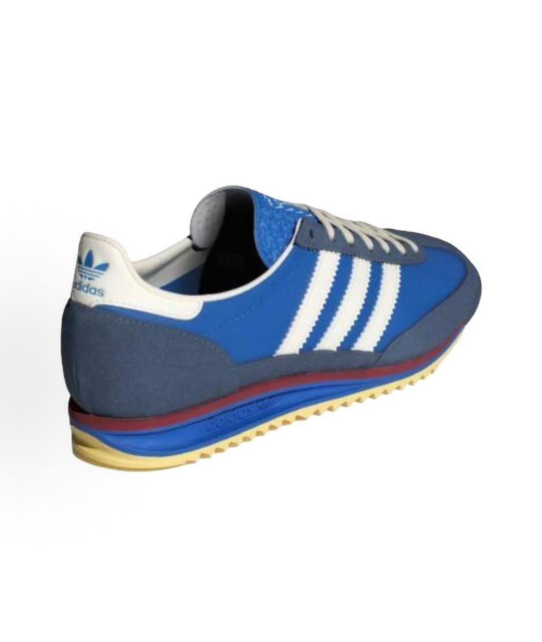 ADIDAS Синие текстильные низкие кроссовки / кеды, фото 3