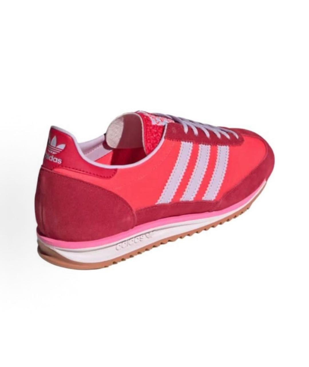 ADIDAS Красные текстильные низкие кроссовки / кеды, фото 4