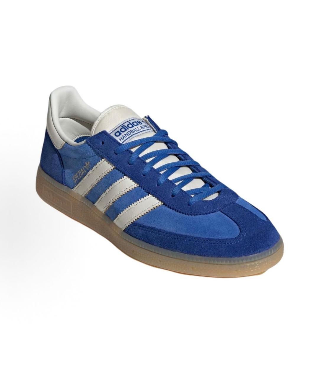 ADIDAS Синие замшевые низкие кроссовки / кеды, фото 2