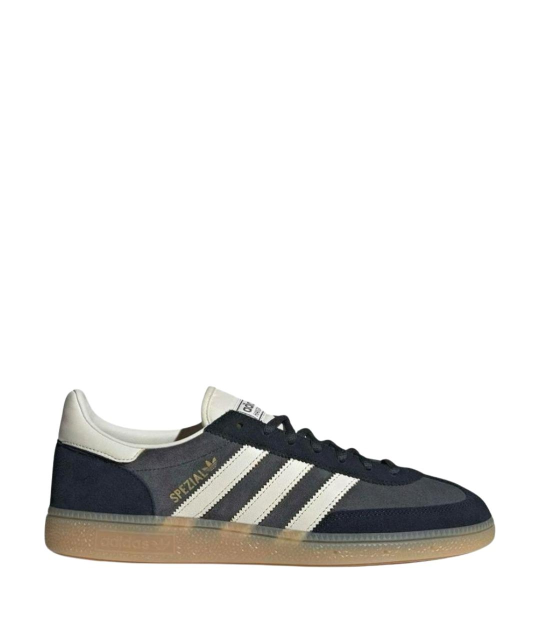 ADIDAS Черные замшевые низкие кроссовки / кеды, фото 1