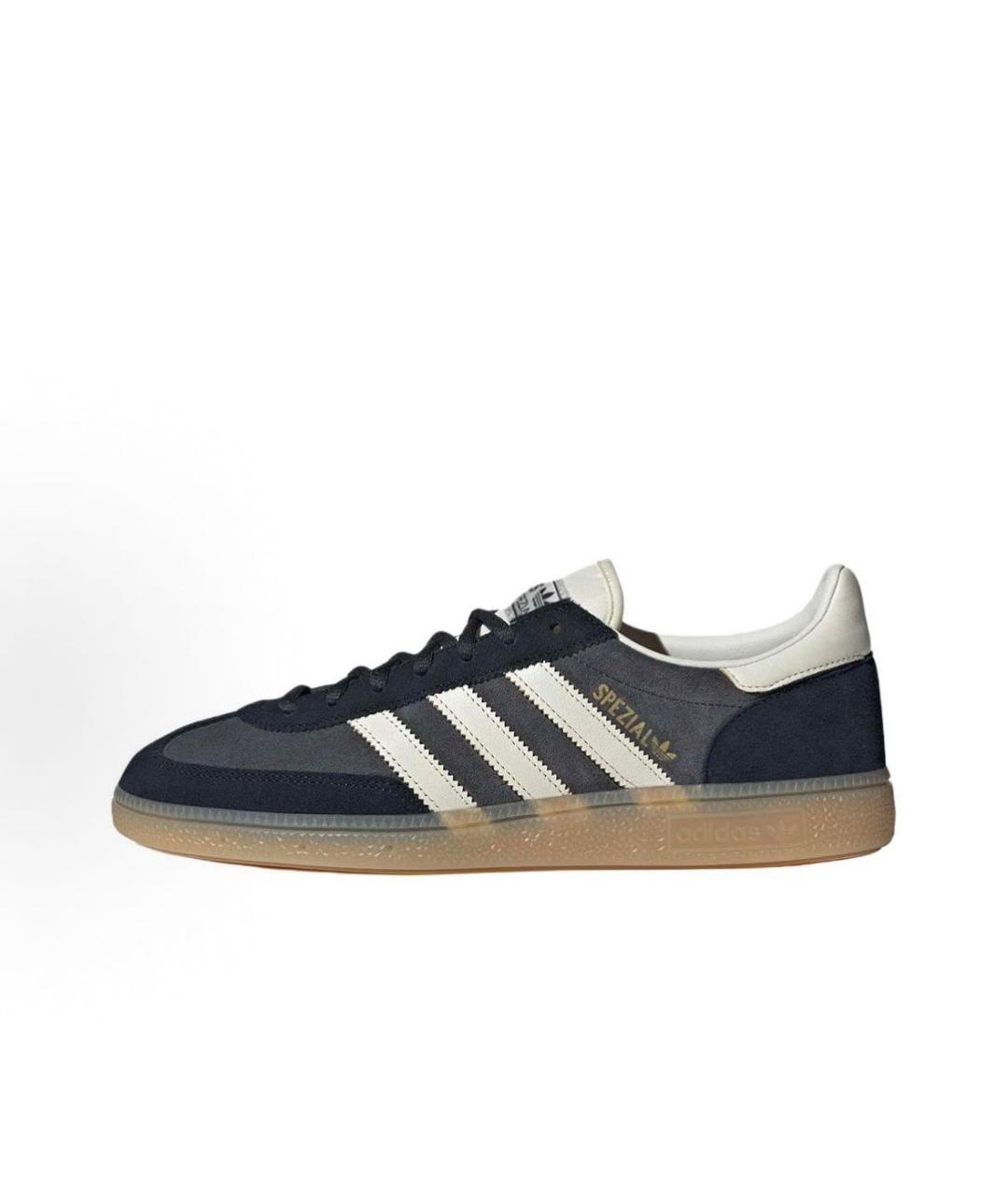 ADIDAS Черные замшевые низкие кроссовки / кеды, фото 2