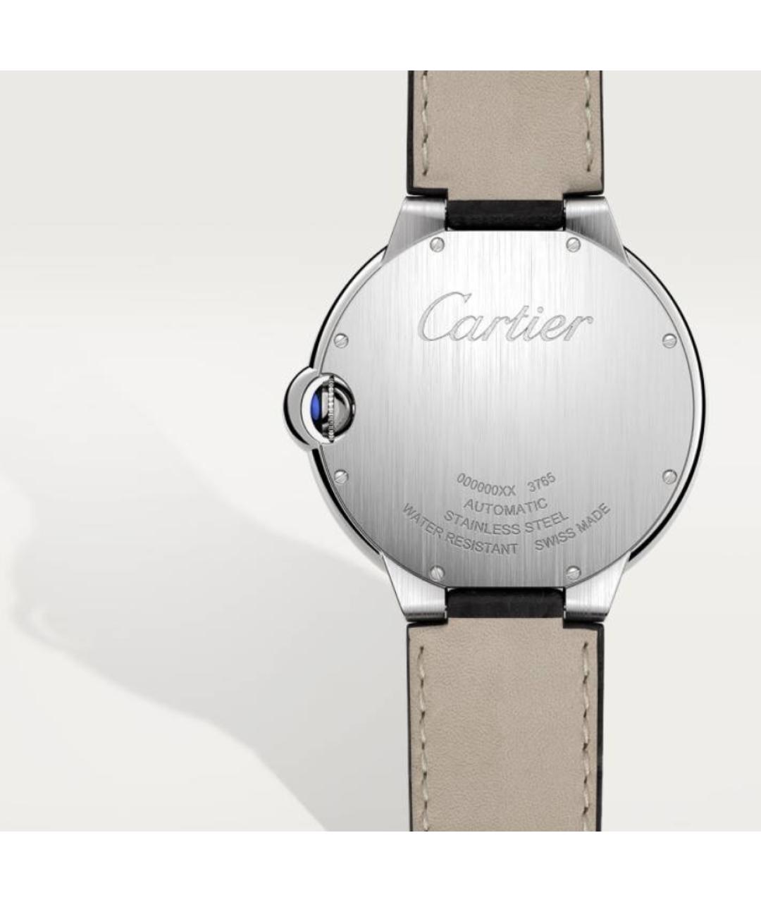CARTIER Черные часы из белого золота, фото 3