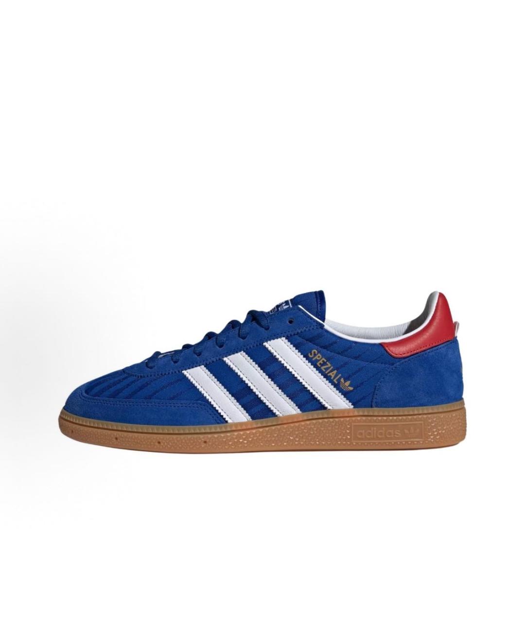 ADIDAS Синие текстильные низкие кроссовки / кеды, фото 2