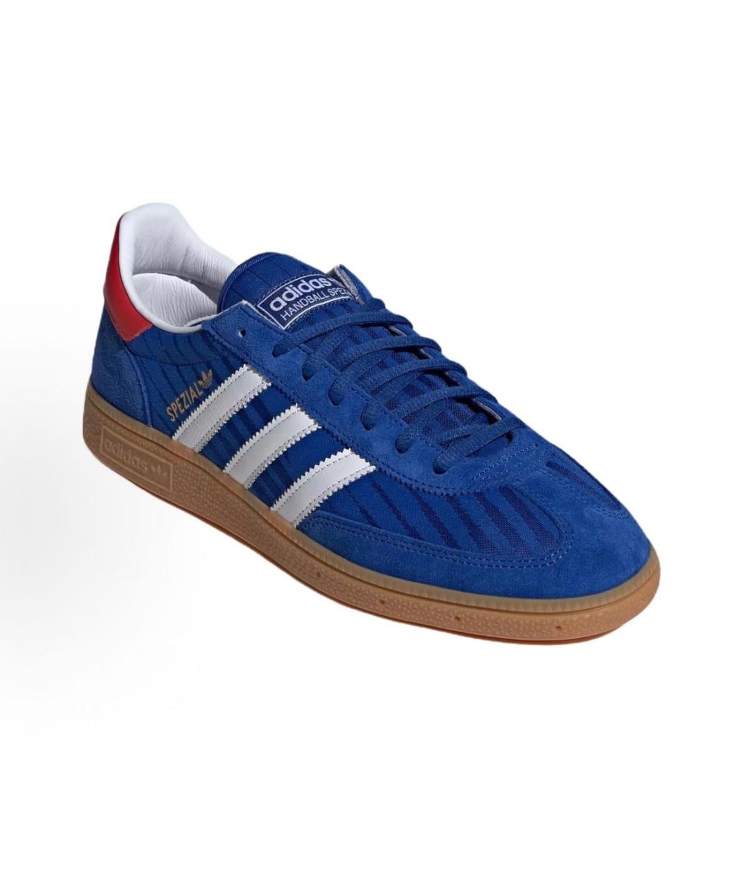 ADIDAS Синие текстильные низкие кроссовки / кеды, фото 3