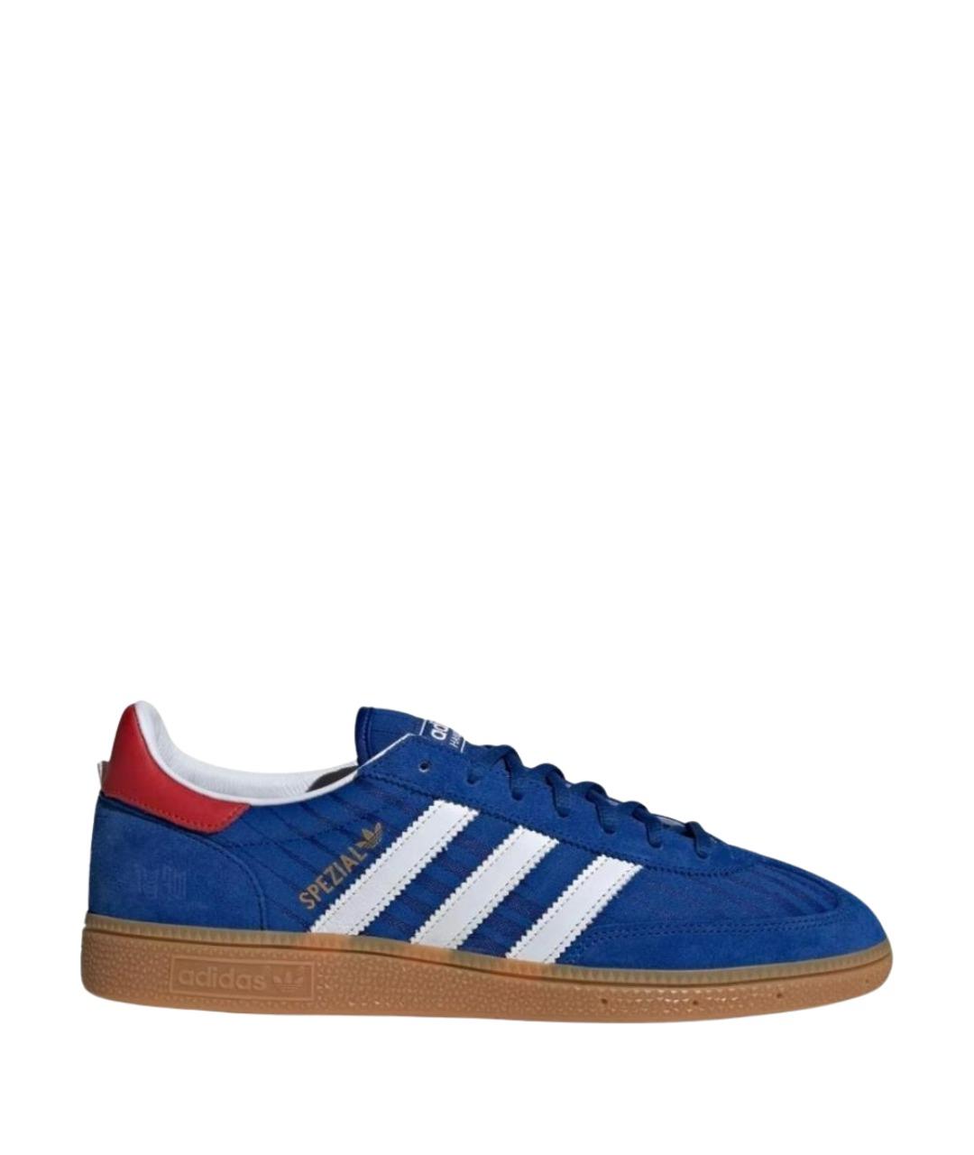 ADIDAS Синие текстильные низкие кроссовки / кеды, фото 1