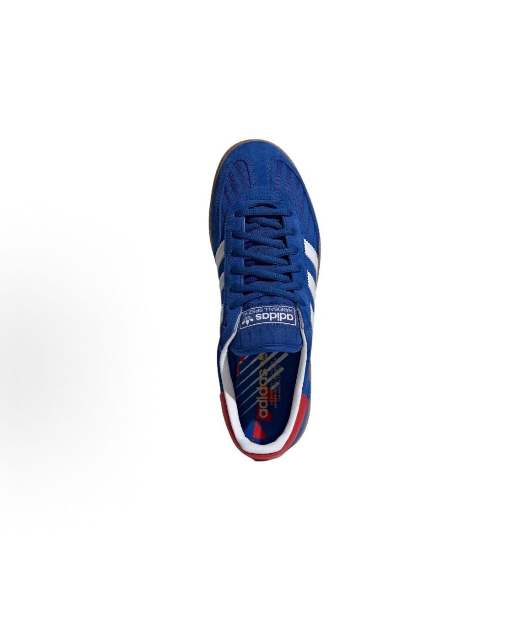 ADIDAS Синие текстильные низкие кроссовки / кеды, фото 4