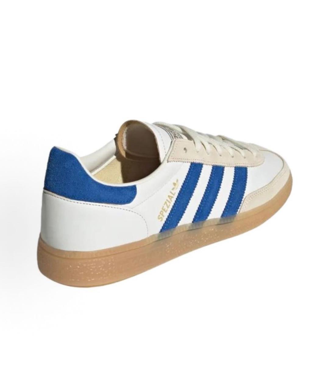 ADIDAS Белые кожаные низкие кроссовки / кеды, фото 5