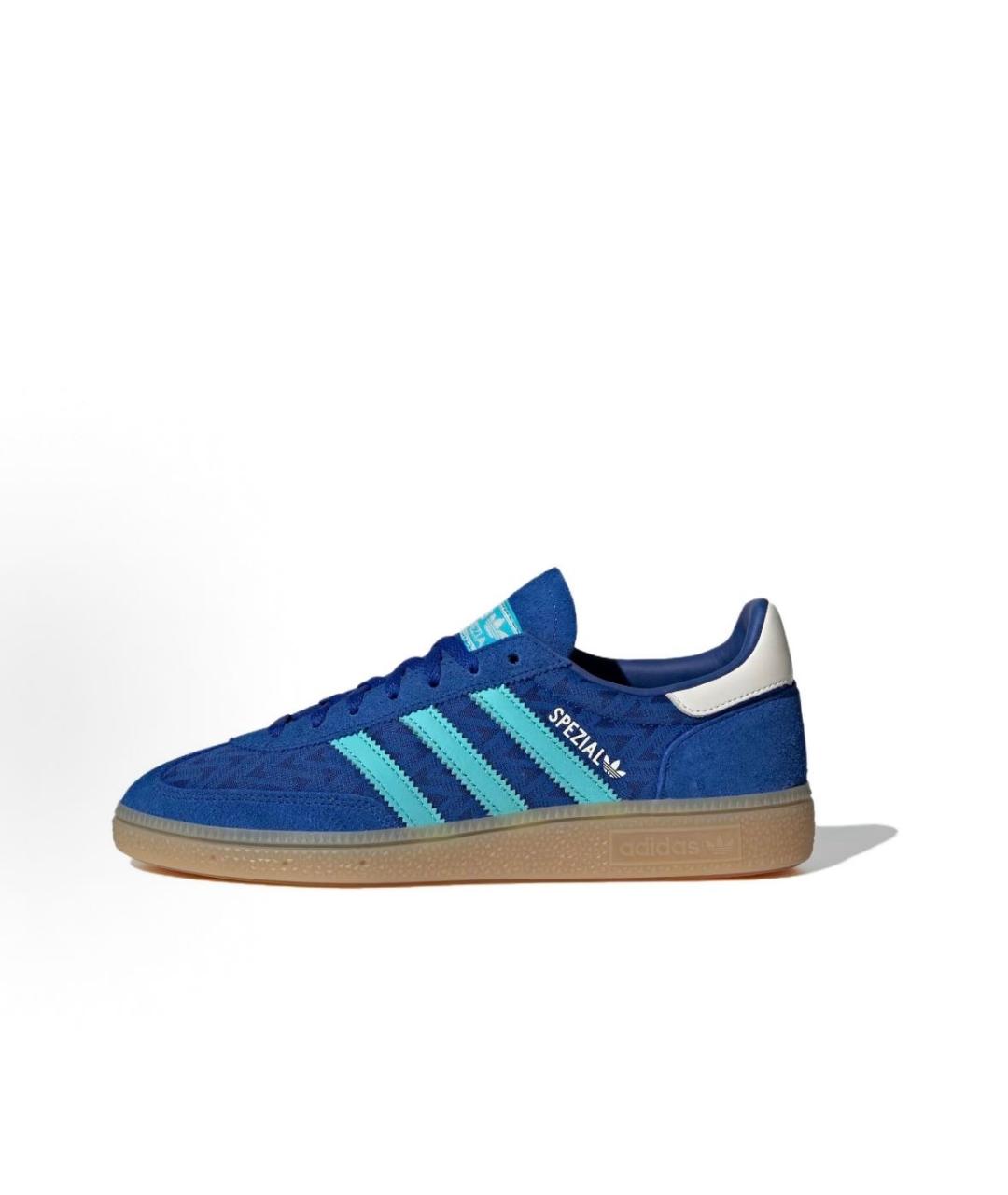 ADIDAS Синие текстильные низкие кроссовки / кеды, фото 2