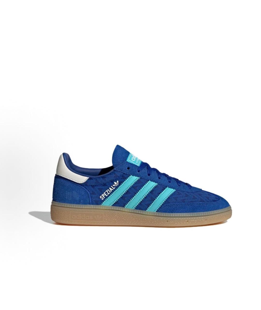 ADIDAS Синие текстильные низкие кроссовки / кеды, фото 6
