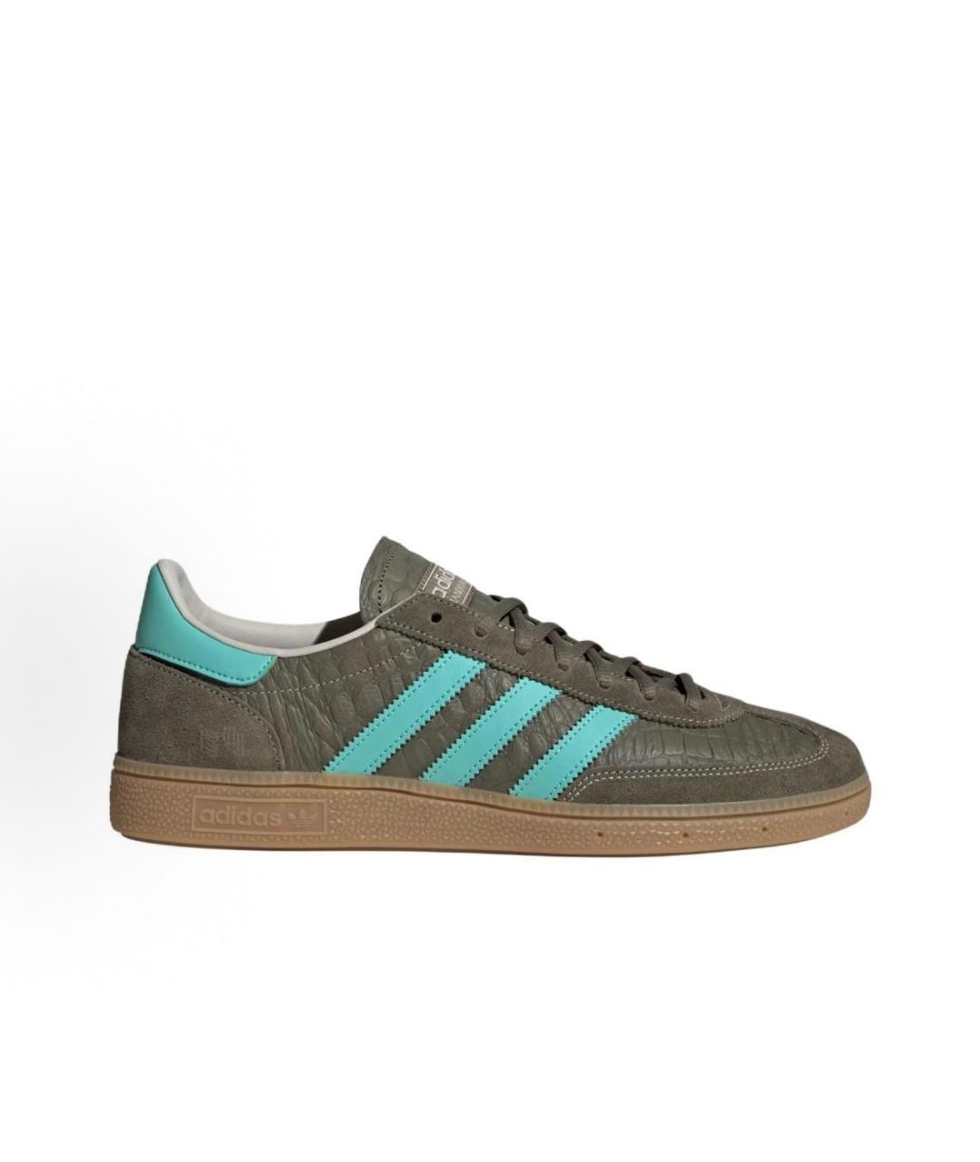 ADIDAS Хаки кожаные низкие кроссовки / кеды, фото 7