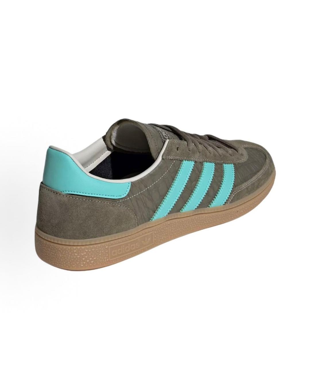 ADIDAS Хаки кожаные низкие кроссовки / кеды, фото 5