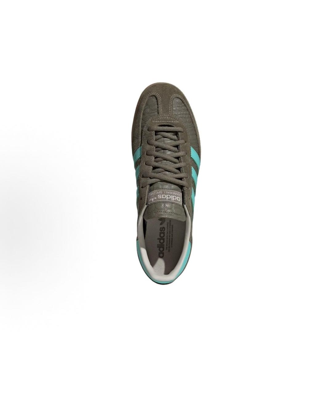 ADIDAS Хаки кожаные низкие кроссовки / кеды, фото 4