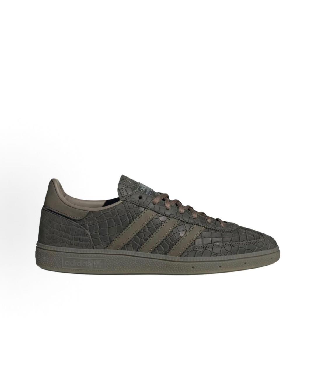ADIDAS Хаки кожаные низкие кроссовки / кеды, фото 5