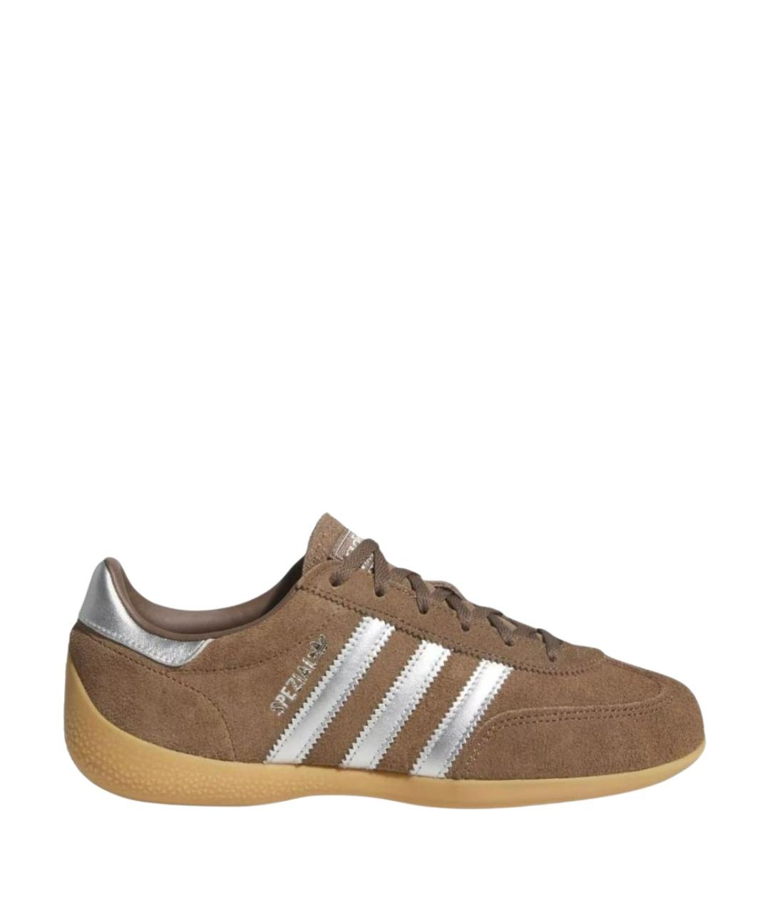 ADIDAS Коричневые замшевые низкие кроссовки / кеды, фото 1