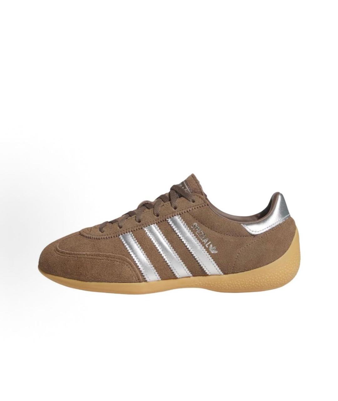 ADIDAS Коричневые замшевые низкие кроссовки / кеды, фото 2