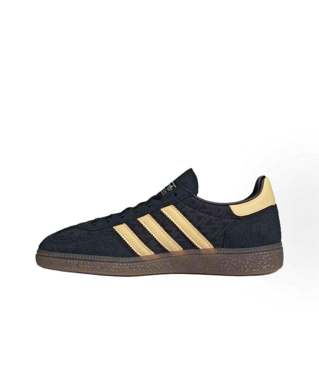 ADIDAS Черные текстильные низкие кроссовки / кеды, фото 2
