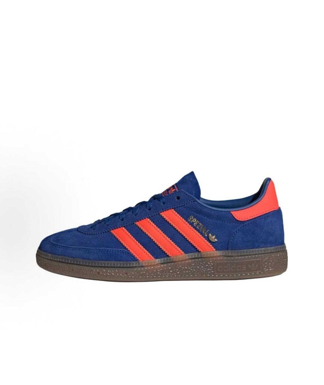 ADIDAS Синие замшевые низкие кроссовки / кеды, фото 2