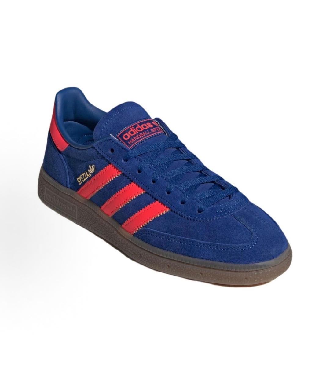 ADIDAS Синие замшевые низкие кроссовки / кеды, фото 3