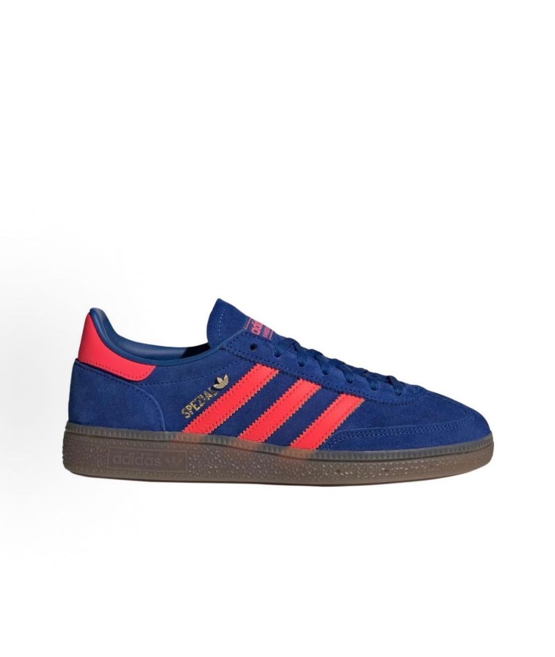 ADIDAS Синие замшевые низкие кроссовки / кеды, фото 7