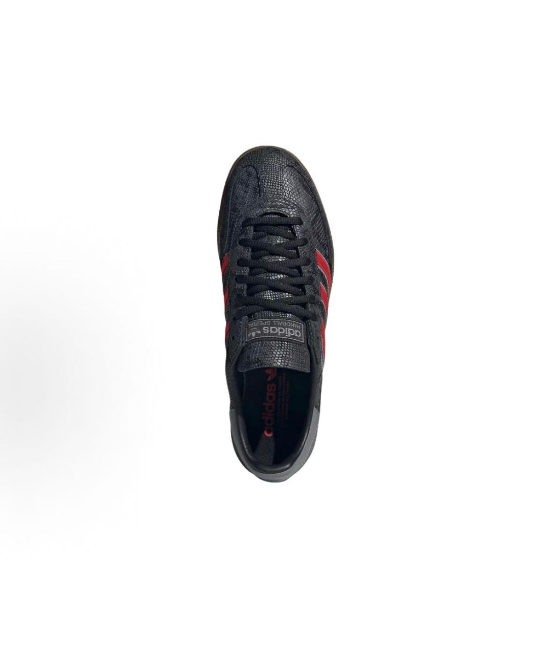 ADIDAS Черные кожаные низкие кроссовки / кеды, фото 5