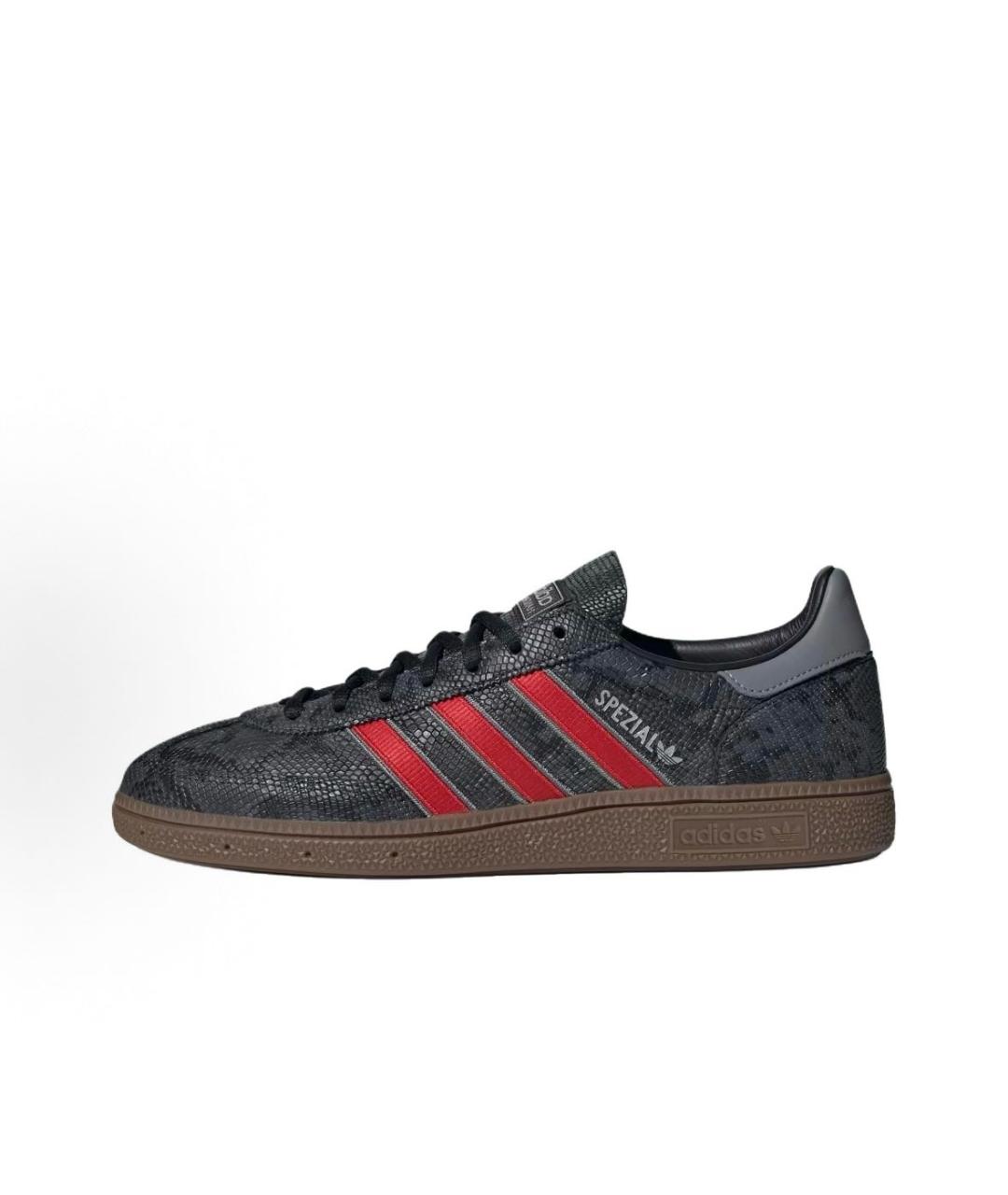 ADIDAS Черные кожаные низкие кроссовки / кеды, фото 2
