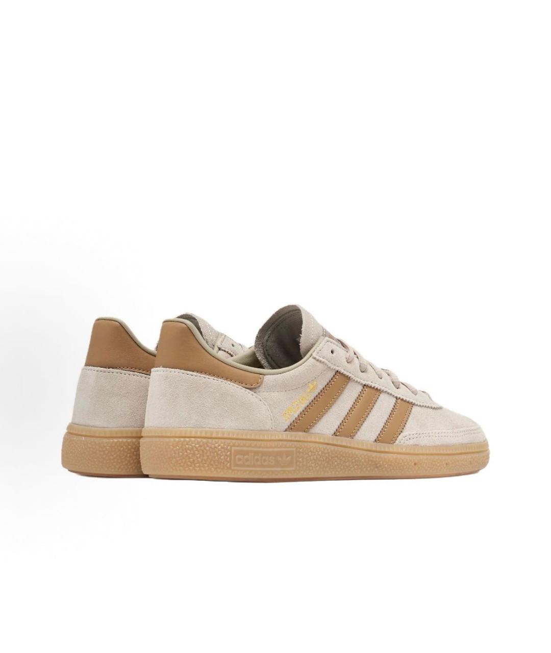ADIDAS Бежевые замшевые низкие кроссовки / кеды, фото 4
