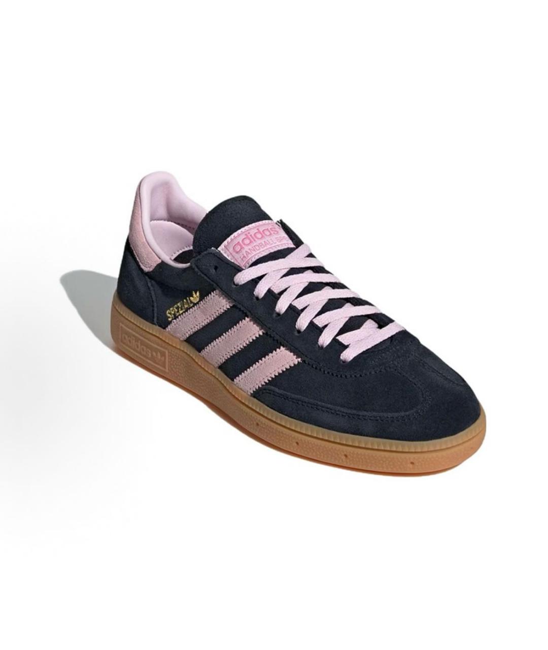ADIDAS Черные замшевые низкие кроссовки / кеды, фото 3