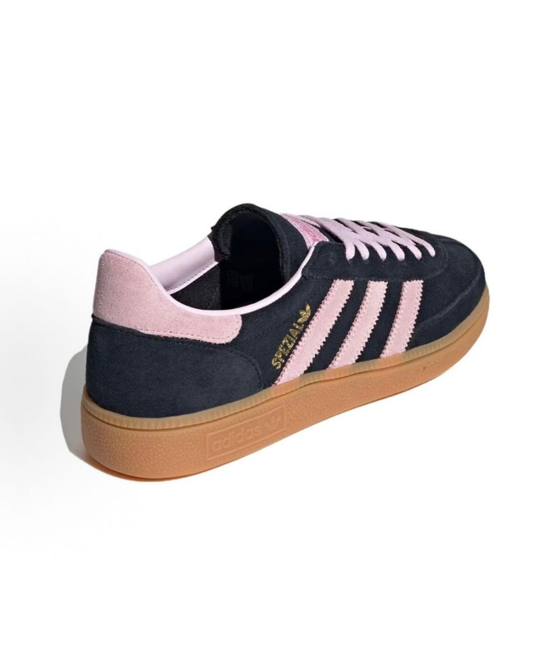 ADIDAS Черные замшевые низкие кроссовки / кеды, фото 4