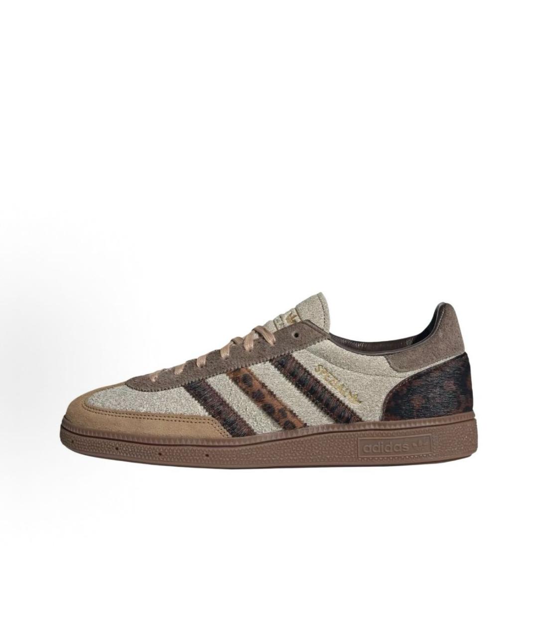 ADIDAS Коричневые текстильные низкие кроссовки / кеды, фото 2