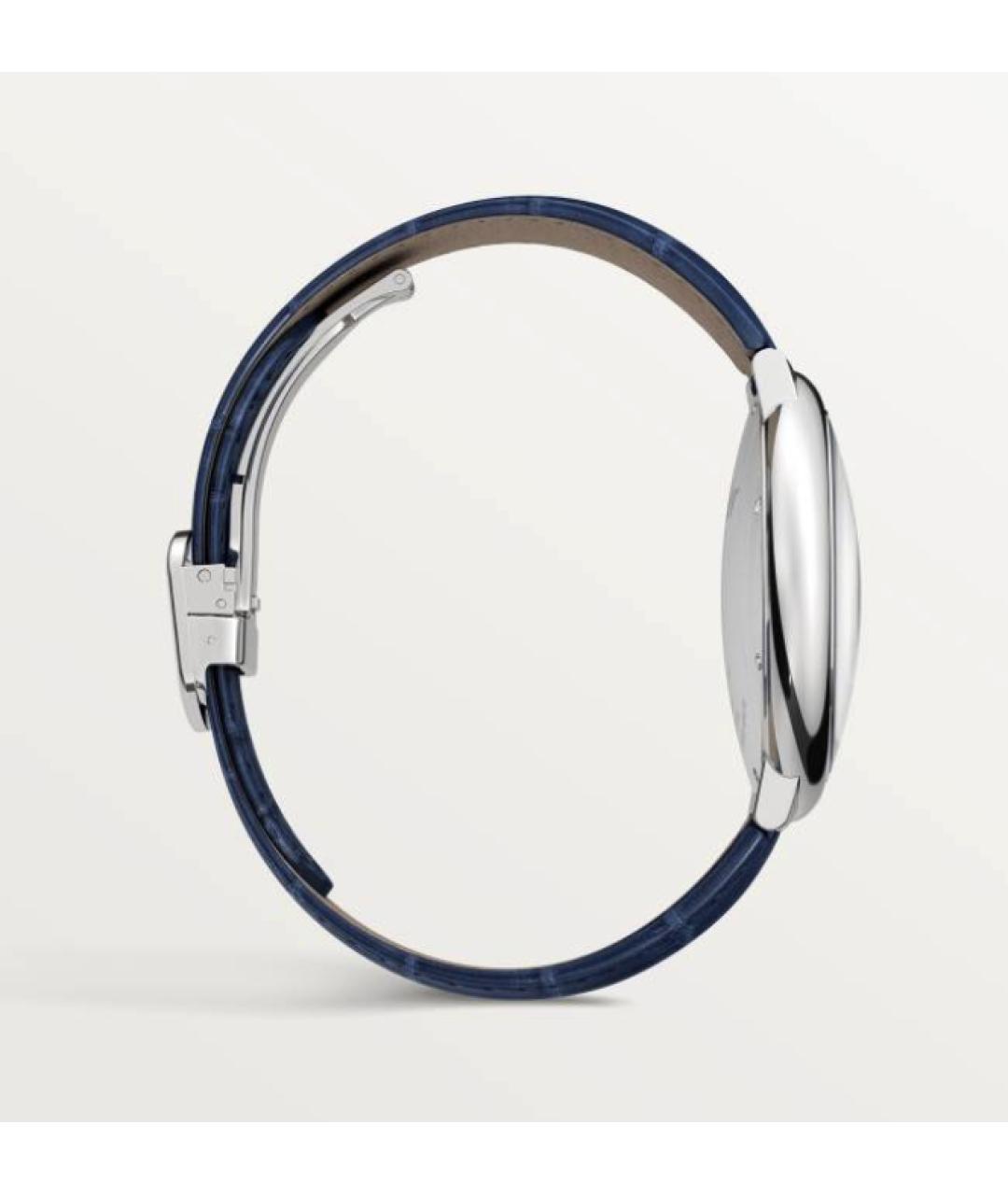 CARTIER Синие часы из белого золота, фото 3