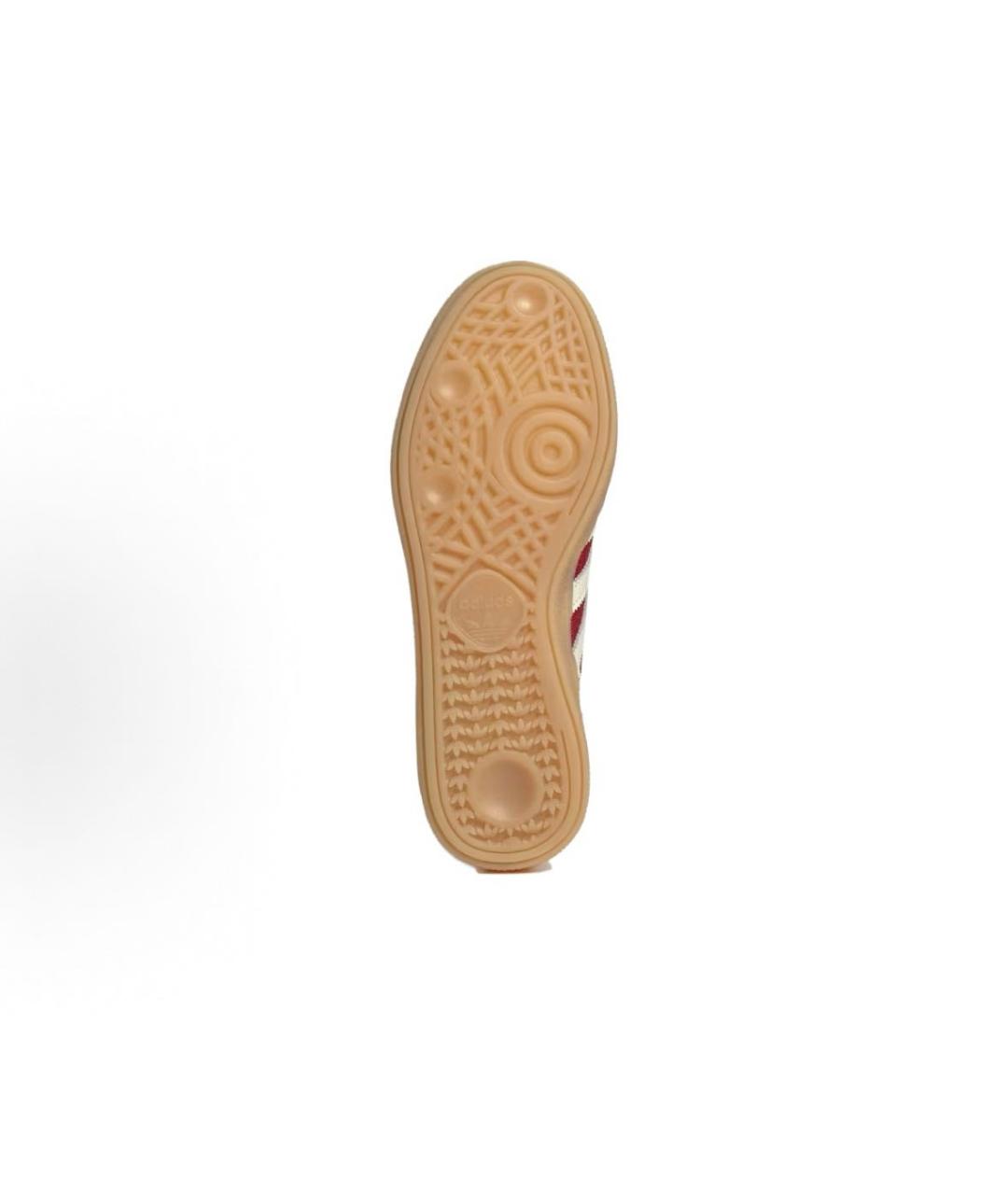 ADIDAS Красные текстильные низкие кроссовки / кеды, фото 3