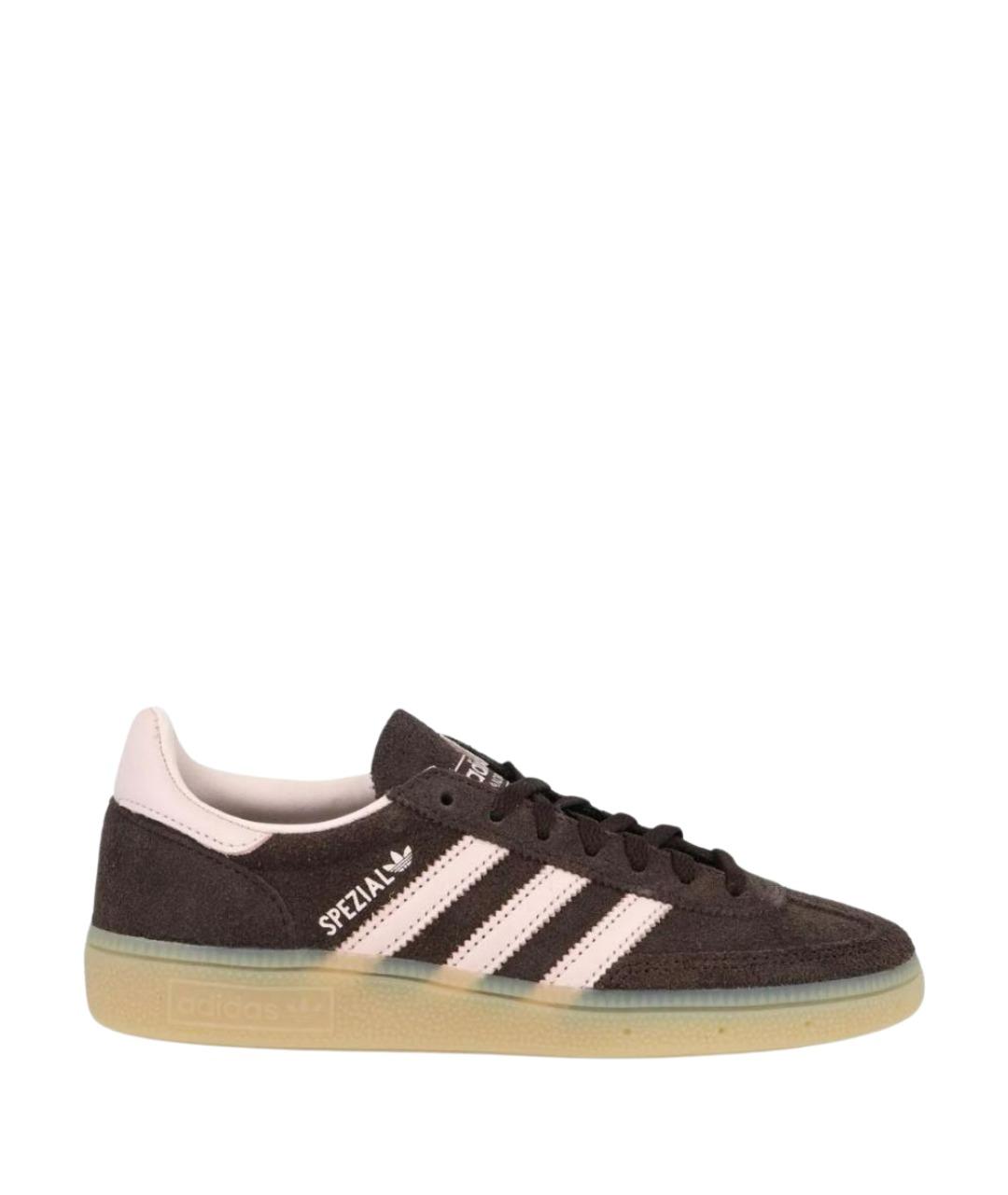 ADIDAS Коричневые замшевые низкие кроссовки / кеды, фото 1