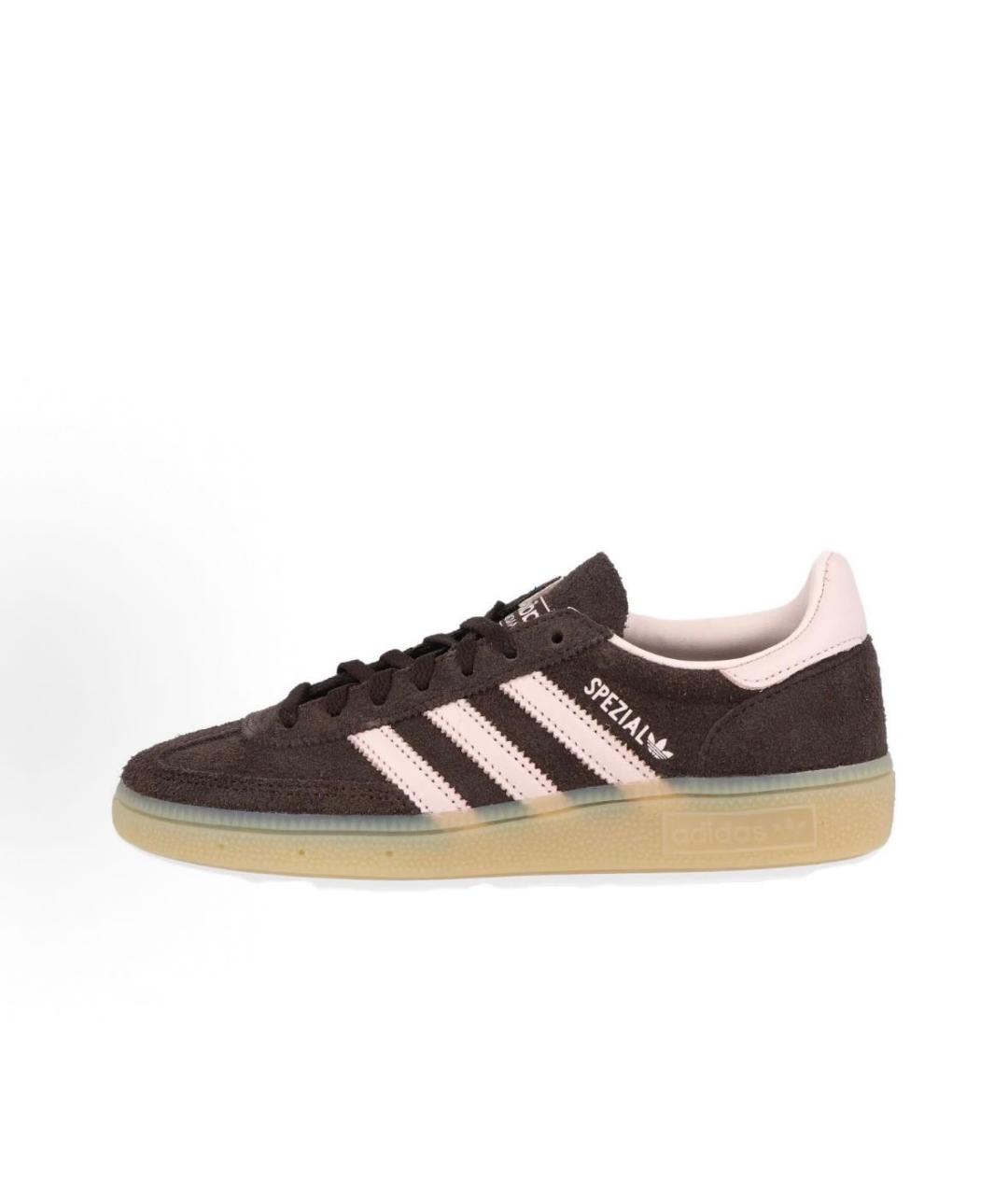 ADIDAS Коричневые замшевые низкие кроссовки / кеды, фото 2