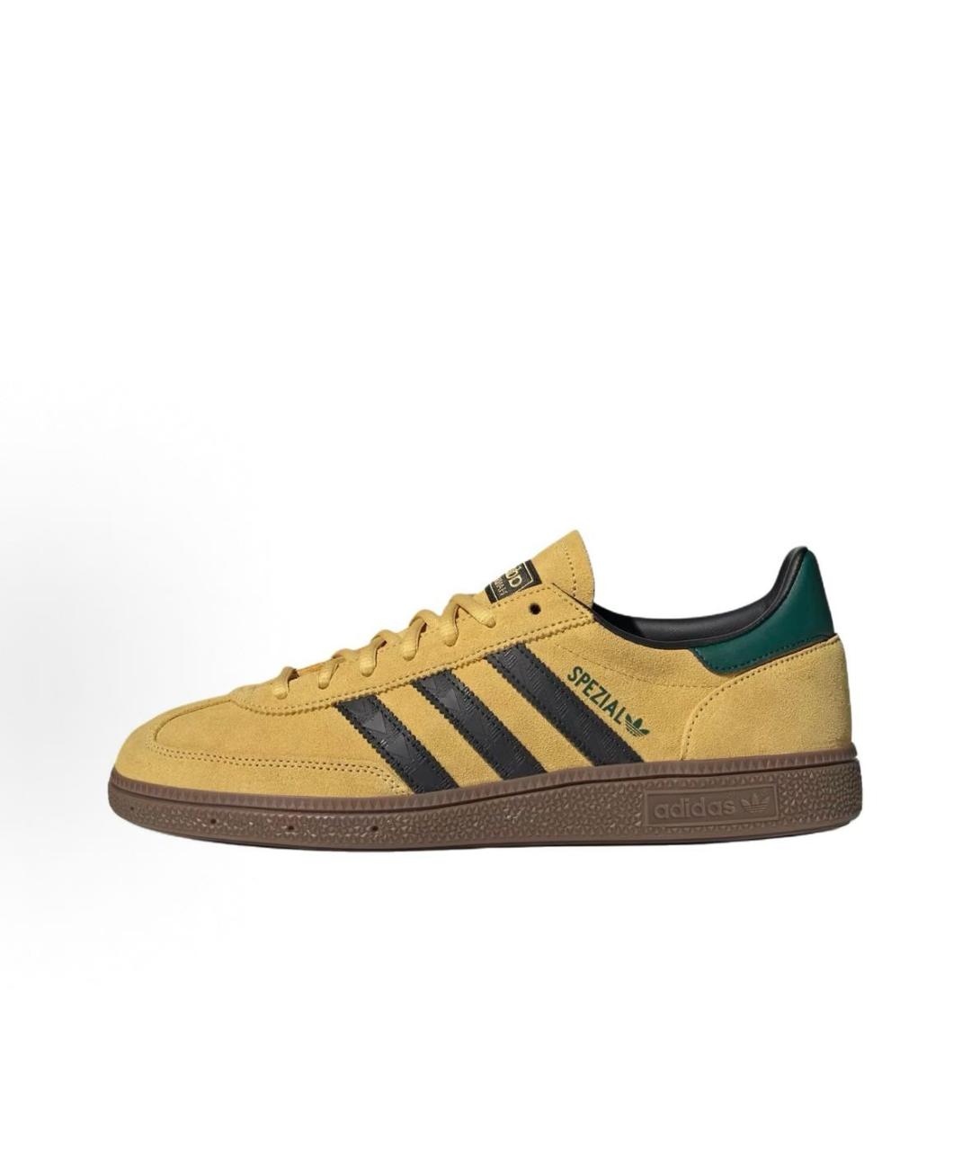 ADIDAS Горчичные замшевые низкие кроссовки / кеды, фото 2