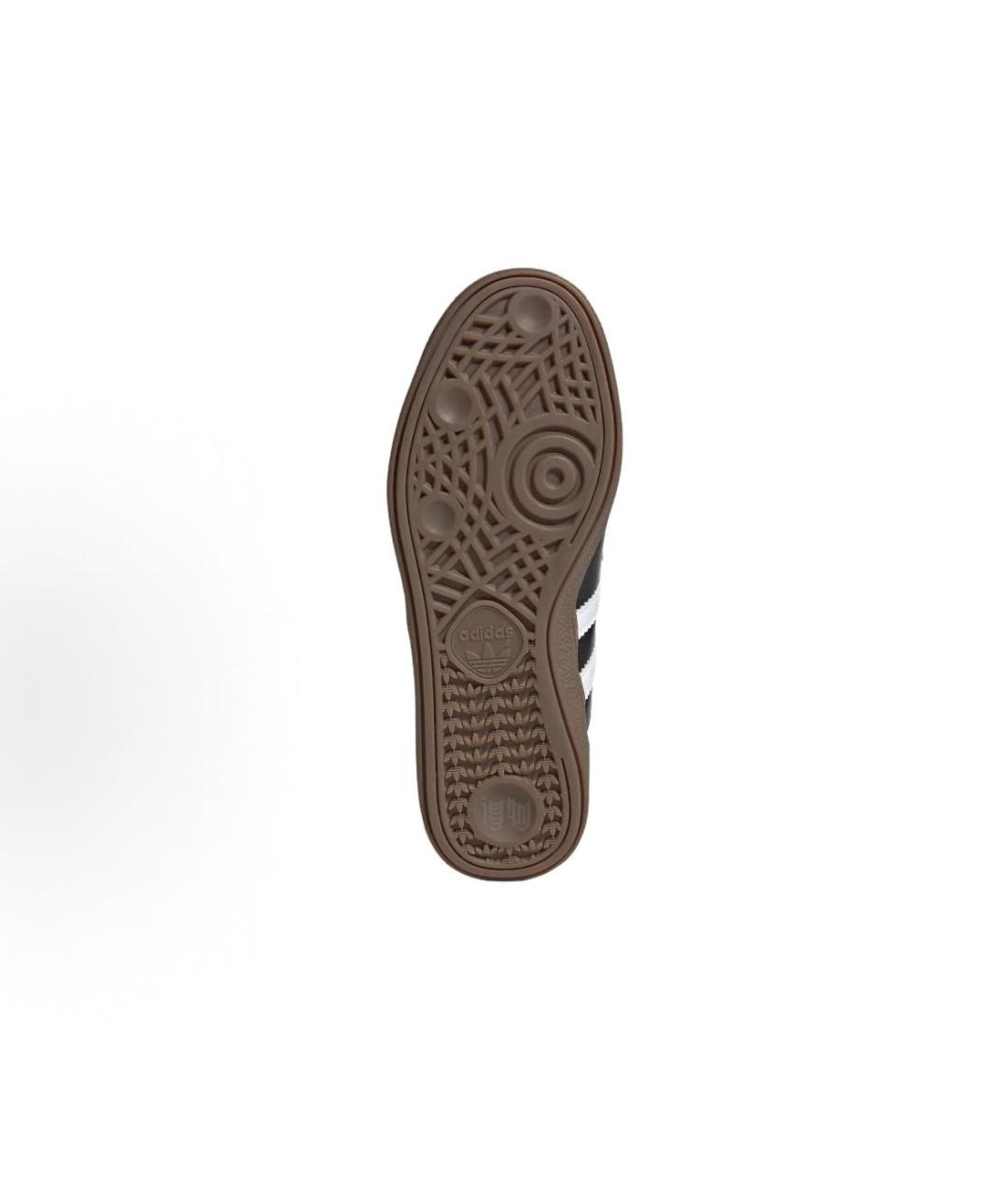 ADIDAS Черные кожаные лоферы, фото 6