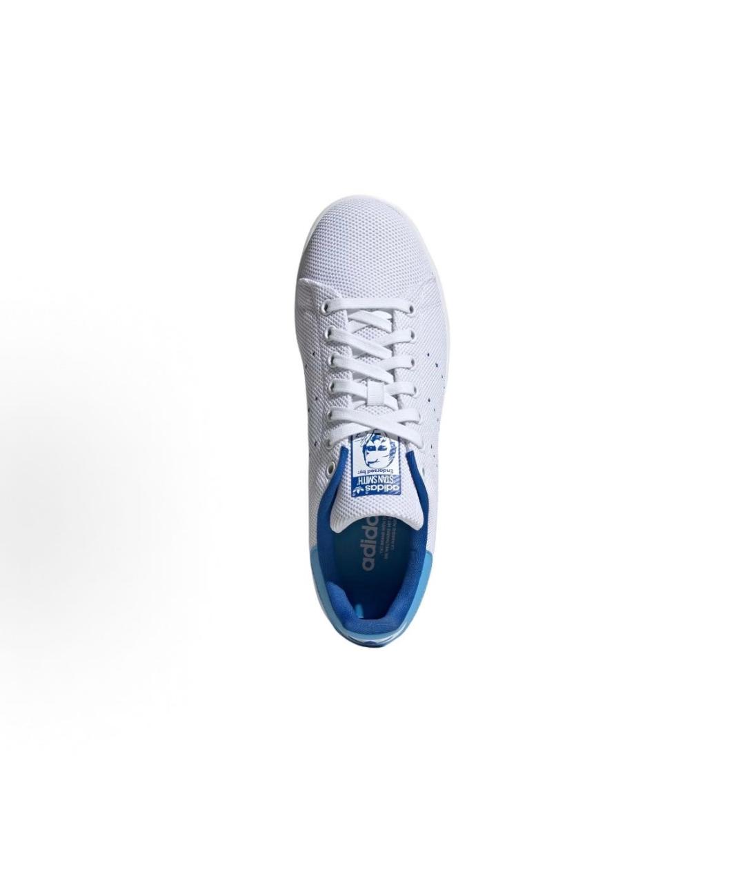 ADIDAS Белые текстильные низкие кроссовки / кеды, фото 3