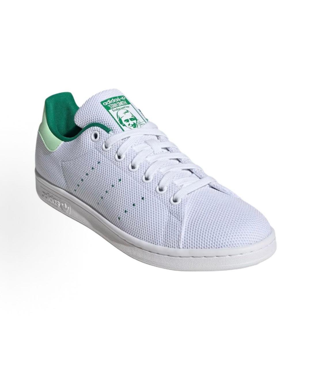 ADIDAS Белые текстильные низкие кроссовки / кеды, фото 3