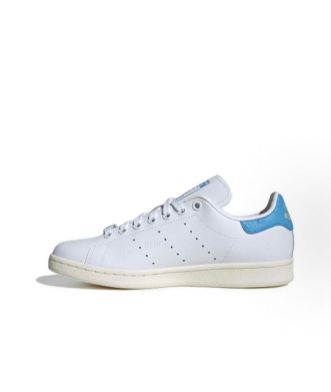 ADIDAS Белые кожаные низкие кроссовки / кеды, фото 2