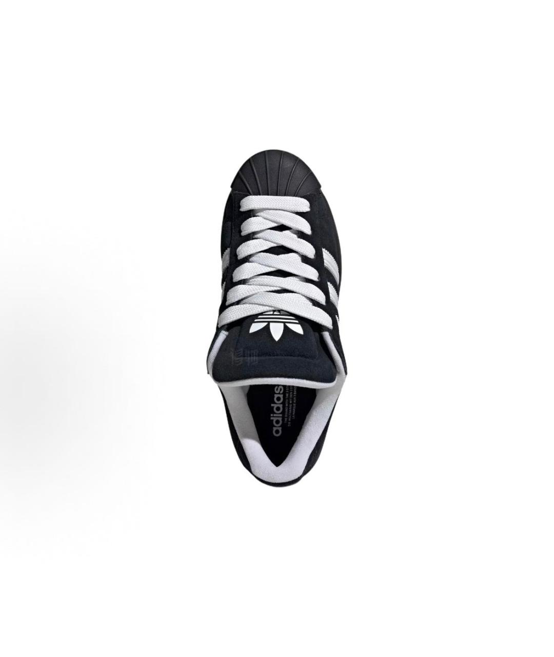 ADIDAS Черные замшевые низкие кроссовки / кеды, фото 4
