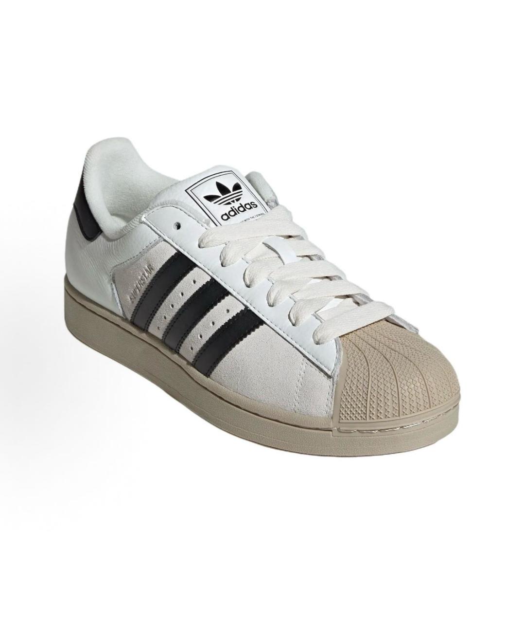 ADIDAS Бежевые замшевые низкие кроссовки / кеды, фото 2