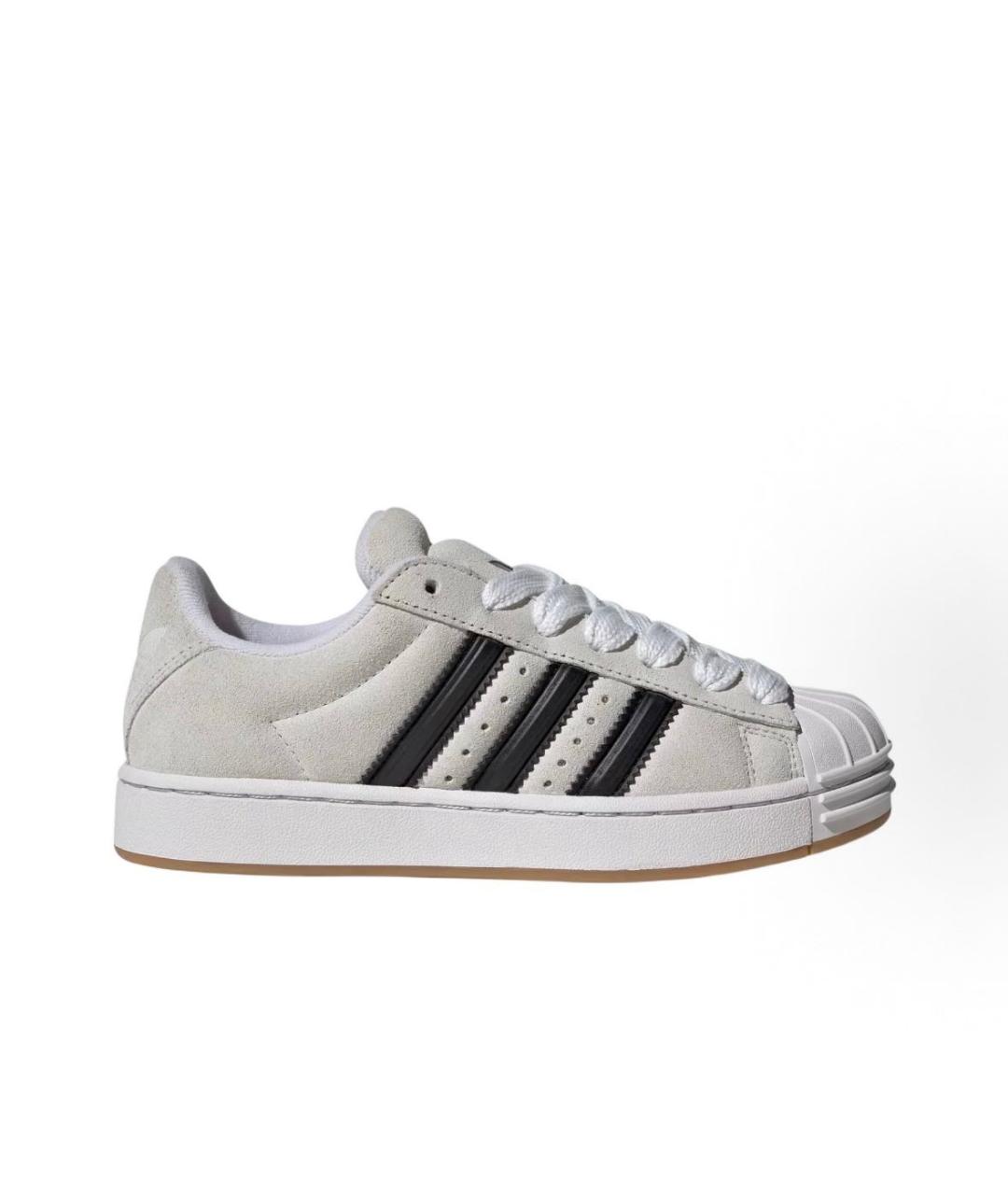 ADIDAS Серые замшевые низкие кроссовки / кеды, фото 6