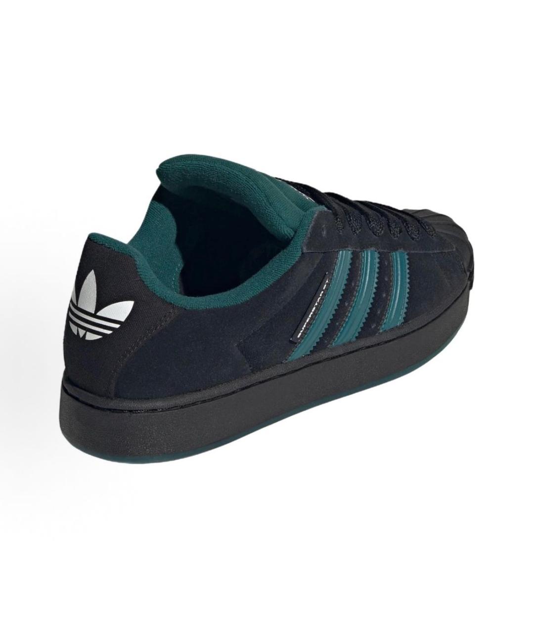 ADIDAS Черные замшевые низкие кроссовки / кеды, фото 5
