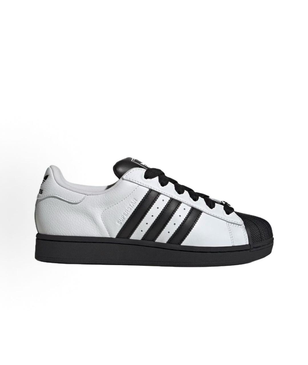 ADIDAS Белые кожаные низкие кроссовки / кеды, фото 7