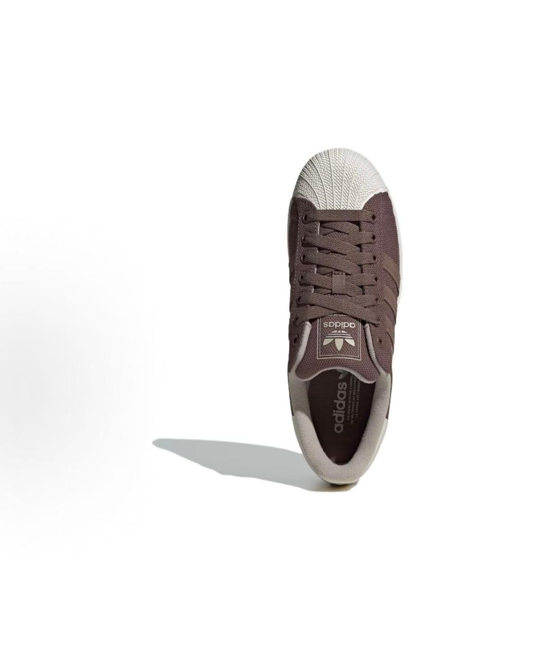 ADIDAS Коричневые текстильные низкие кроссовки / кеды, фото 3