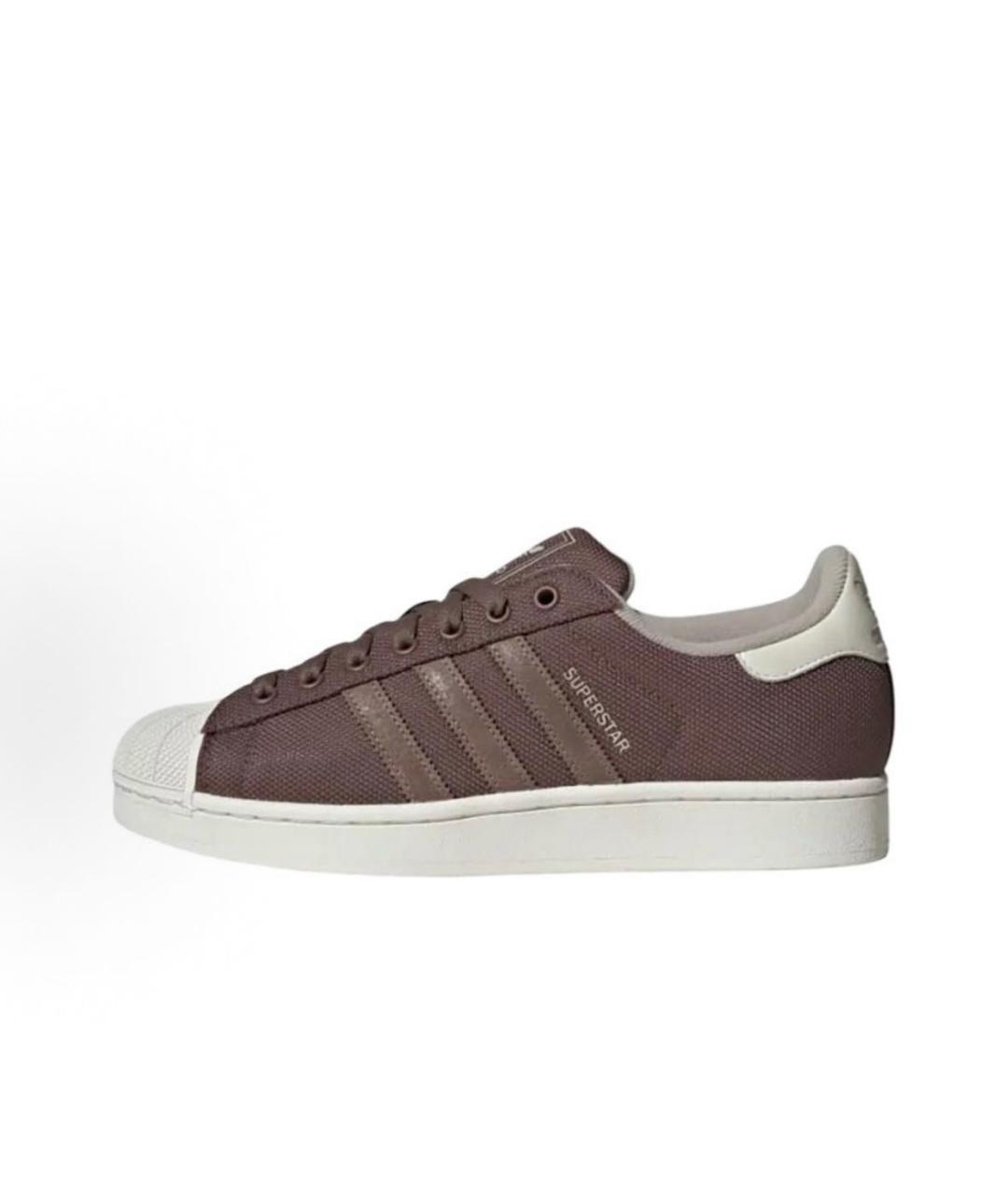 ADIDAS Коричневые текстильные низкие кроссовки / кеды, фото 2