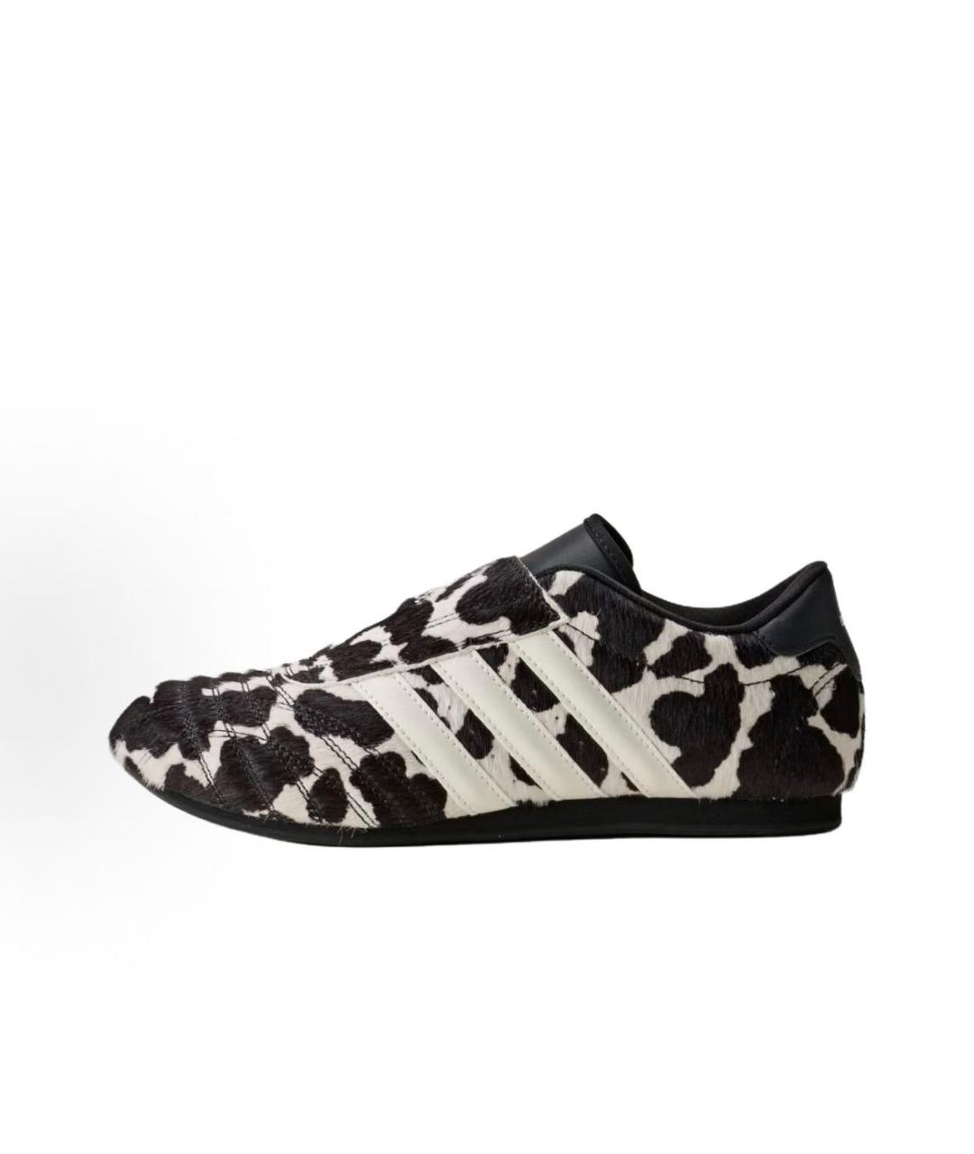 ADIDAS Черные текстильные низкие кроссовки / кеды, фото 2