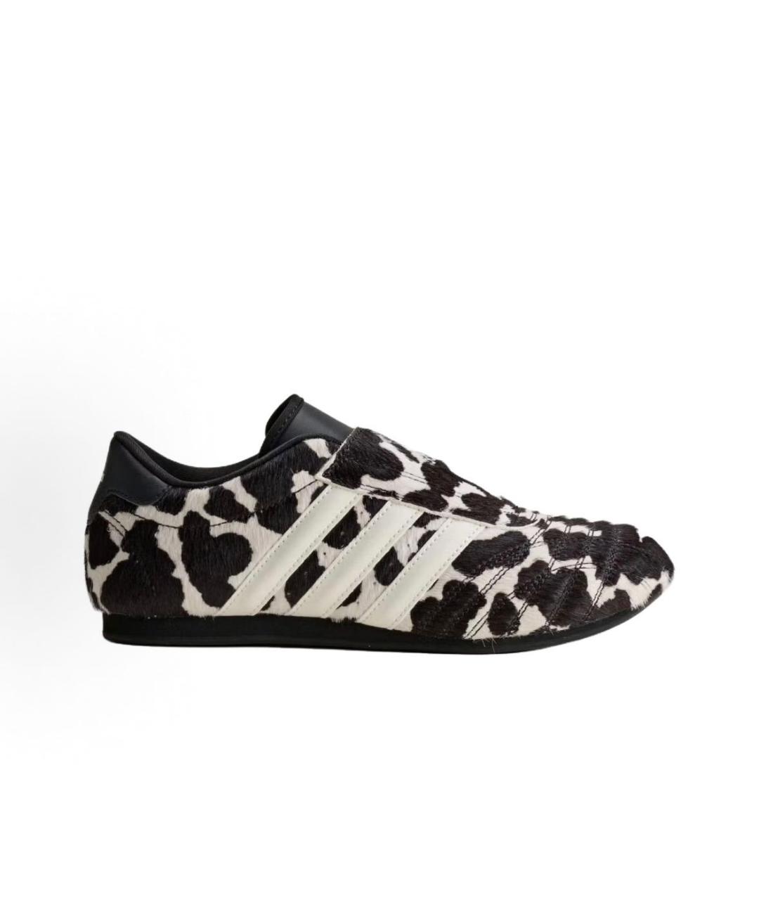 ADIDAS Черные текстильные низкие кроссовки / кеды, фото 5