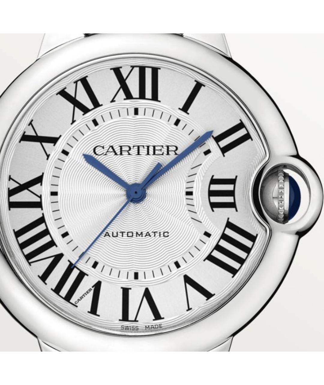 CARTIER Черные часы из белого золота, фото 3