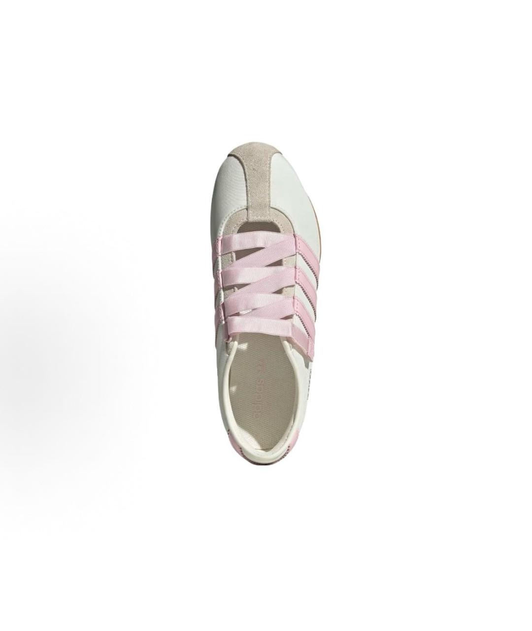 ADIDAS Белые текстильные низкие кроссовки / кеды, фото 5