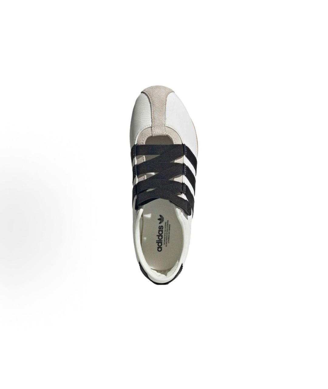 ADIDAS Белые текстильные низкие кроссовки / кеды, фото 5